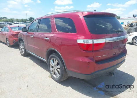 2013 Dodge Durango Crew z USA, uszkodzony, nr VIN 1C4RDHDG6DC598097